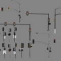 Modern Traffic Lights Traffic Lights 3d model