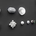 Various Fire Safety Equipment Including Extinguishers Cabinets Alarms And Wall Pipes