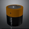 Duracell Ultimate Battery With Orange And Black Casing For Electronic Devices