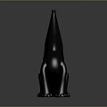 Modern Abstract Animal Shaped Decorative Furniture Sculpture With Smooth Gray Surface