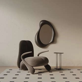 modern leisure chair 3d model