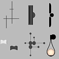 Contemporary Wall Lamps Featuring Geometric Shapes And Sleek Black Gold Designs
