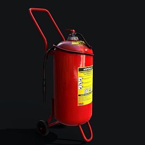 Foam fire extinguisher 3d model