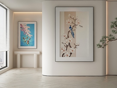 New Chinese Decorative Painting 3d model