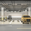 Underground Parking Modern Parking 3d model