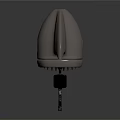 Designer Crafting 3D Mechanical Creature With Grid Face And Spiral Appendage