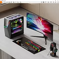 modern computer 3d model