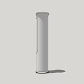 Modern Sleek White Tower Air Conditioner Fan With Vertical Design For Home Use