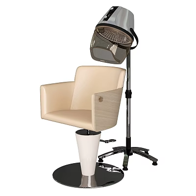Beige Modern Massage Chair With Comfortable Leather Seat And Ergonomic Massage Functions 3d model