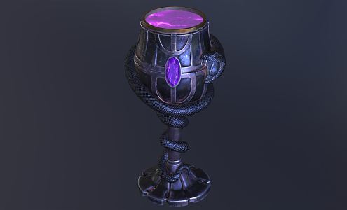 Industrial LOFT Wine Glass Dream Cup 3d model