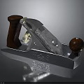 Vintage Carpentry Plane With Metal Body And Wooden Handles For Woodworking