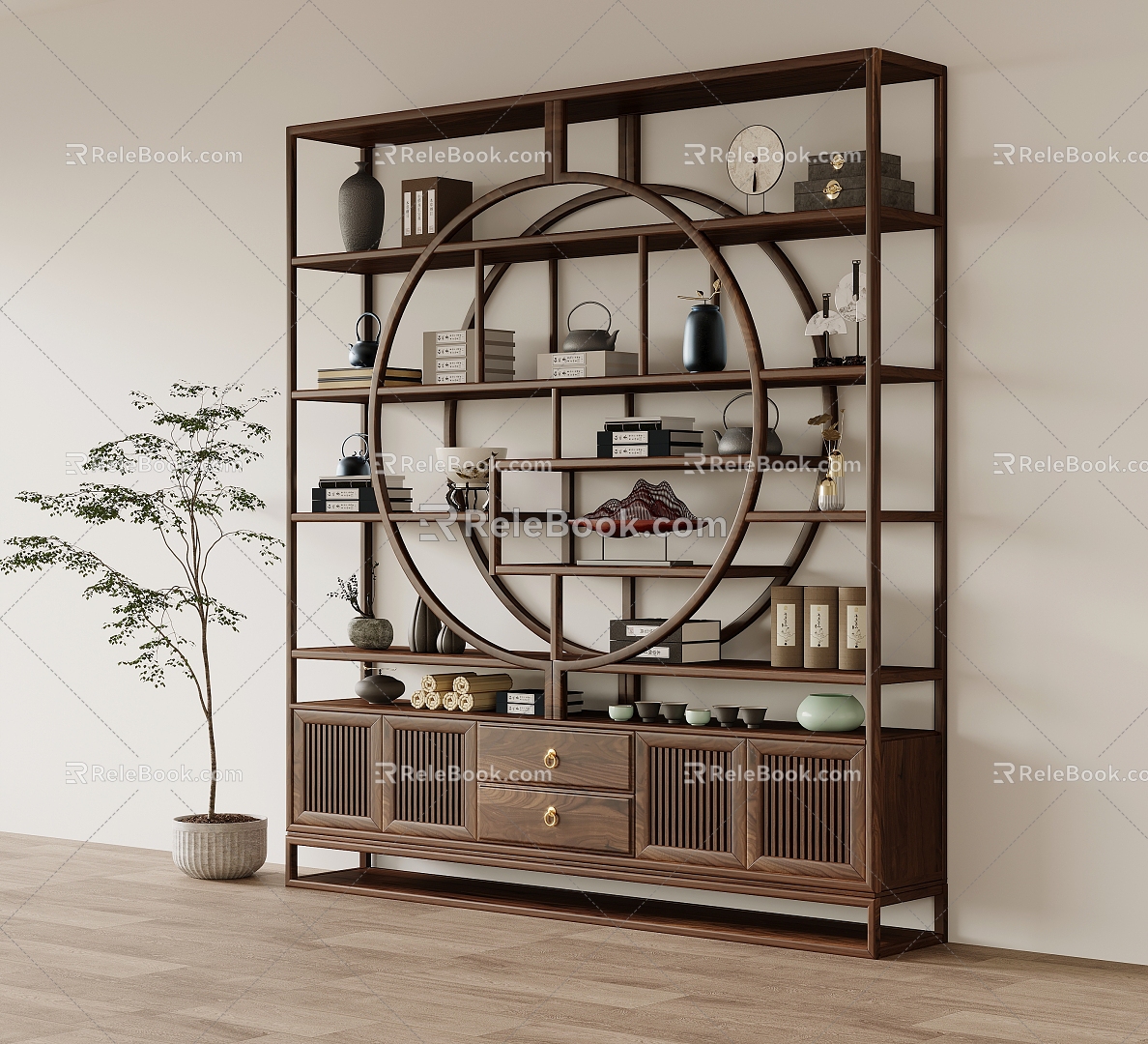 New Chinese Antique Rack 3d model