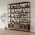 New Chinese Antique Rack 3d model