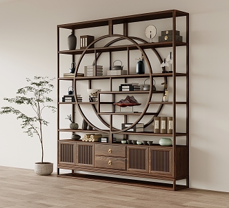 New Chinese Antique Rack 3d model