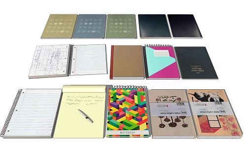 Modern Notebook 3d model