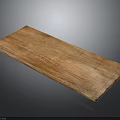 Natural Wooden Plank Supporting Plant Growth For Indoor Greenery Decoration