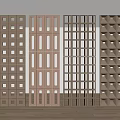 Silent wind screen partition 3d model