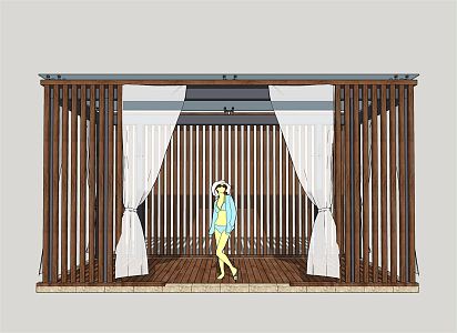 Modern Pavilion Leisure Holiday Pavilion 3d model