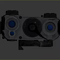 Tactical Weapon Sight With Multiple Lenses Adjustable Knobs And Green