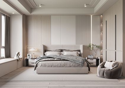 Modern Bedroom 3d model