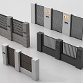 Modern Fence Designs With Slatted Panels And House Numbers For Residential Use