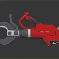 Red Stayer Cable Cutter With Ergonomic Handle And Heavy Duty Construction 3d model