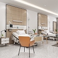 Nursing Home Hospital Pension Center Community Care Room 3d model