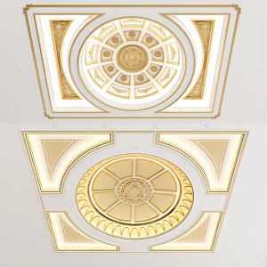 European-style ceiling 3d model