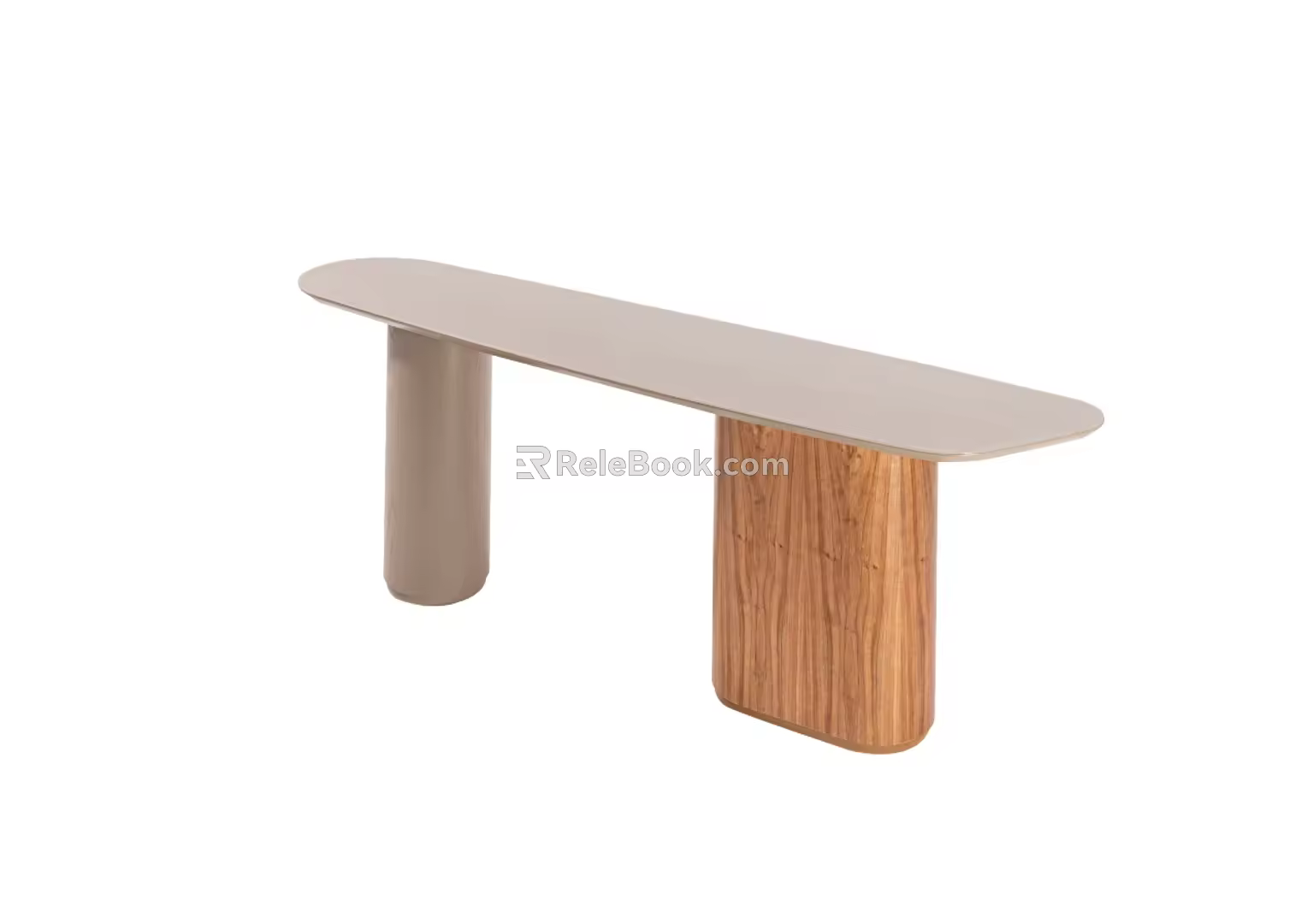 Nordic log style several porch cases several Nordic wall side tables 3d model