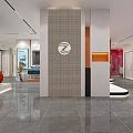 Modern Luxury Bathroom Showroom With Bathtub Shower Enclosure And Display Cabinets