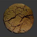 Golden Brown Round Biscuit With Cracked Surface And Crunchy Texture For Daily Snack