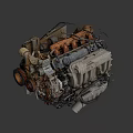 LV10 engine 3d model