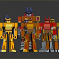 Transformers Gauda Warrior Gauda Mech Warrior Mech Soldier Machine Armor Mechanical Armor 3d model
