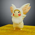 Pikachu Pokémon Game Anime Character Standing With Yellow Body Red Cheeks Large Ears And Winged Design