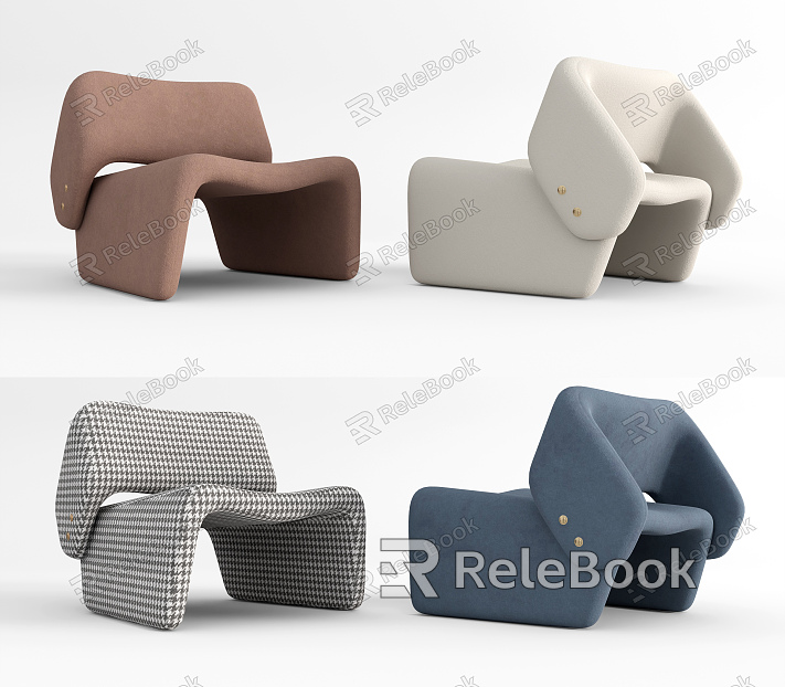 Modern Single Sofa Leisure Chair model