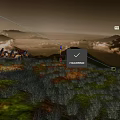 Game Movie Characters Riding Horses On Mountain Peak Above Sea Of Clouds At Sunset