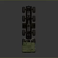 Heavy Duty Military Vehicle Truck Chassis With Multi Wheel Design Structure