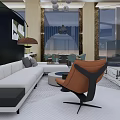 Modern Kitchen Interior Design With Gray Cabinets Built-in Appliances And Sleek Countertop