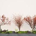 landscape tree flowering tree modeling tree 3d model