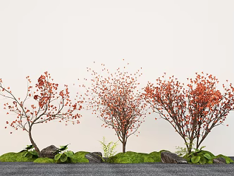 landscape tree flowering tree modeling tree 3d model