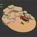 Game Environment Game Scene Fairy Tale Scene Fairy Tale Magic Scene Magic Item Fantasy Scene 3d model