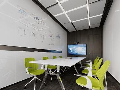 Meeting Room Meeting Room Training Room Small Meeting Room Brainstorm Office Furniture 3d model