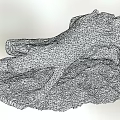 Tree Trunk Collapsed Tree Scanning Trunk Scanning Snow 3d model