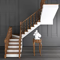 Modern Staircase Designs With Wooden Metal Railings White Steps And Gray Walls