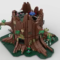 LEGO Toy Building Blocks Tree House 3d model