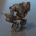 Robot AI Intelligent Machine Mech Warrior Doom Machine Warrior Mechanical Warfighter Super Realistic High Precision Video Level 3d model