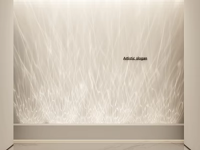 Wall Washer Light Creating Soft Linear Light Effect On Modern Interior Wall 3d model