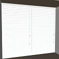 Modern White Window Blinds With Horizontal Slats For Interior Light Control