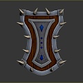 Contradiction Medieval Shield Ancient Shield Shield Shield Defensive Weapon Ancient Shield Iron Shield Protective Shield 3d model