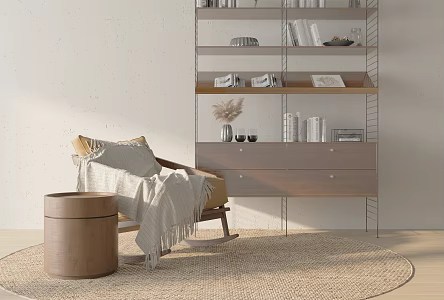 Modern Sofa Chair Leisure Chair 3d model